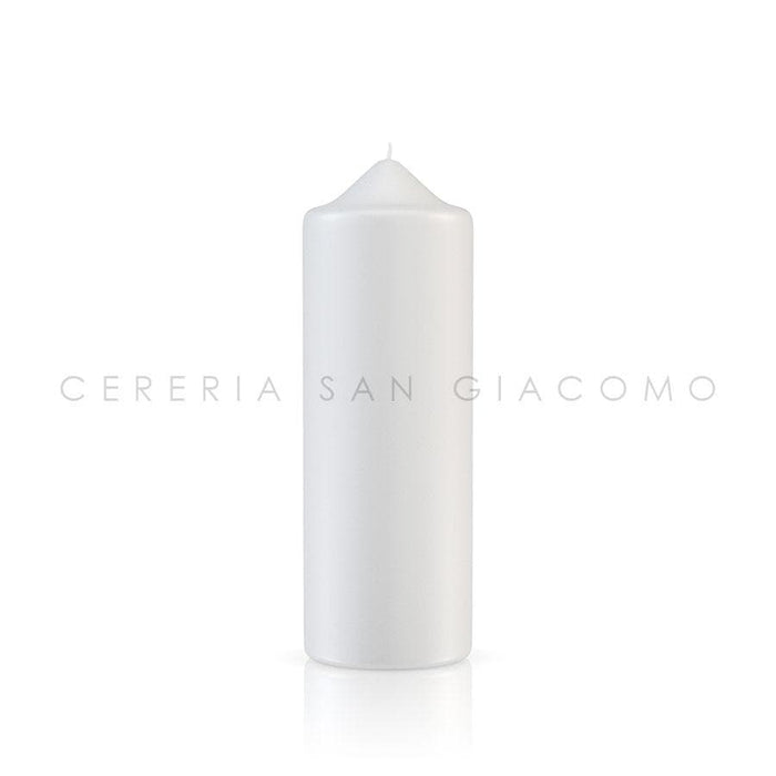 Candele Cilindriche Ø70 mm. H 200 mm. Bianche - Ecclesiis