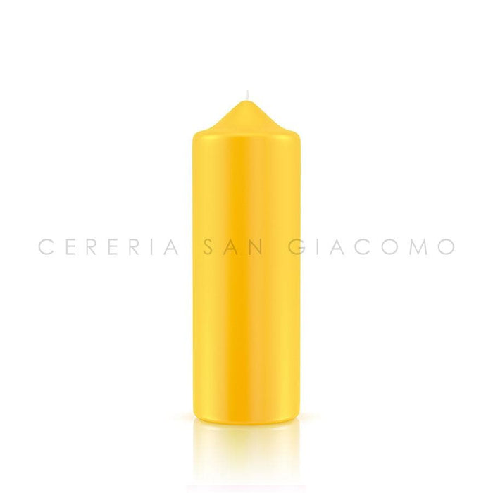 Candele Cilindriche Ø70 mm. H 200 mm. Gialle - Ecclesiis