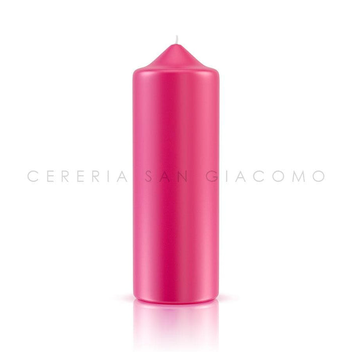 Candele Cilindriche Ø80 mm. H 230 mm. Viola - Ecclesiis