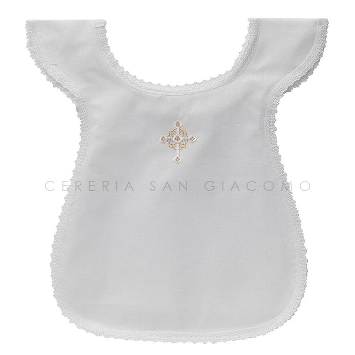 Vestina per Santo Battesimo con ricamo Croce - Ecclesiis