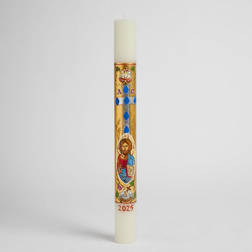 Cero Pasquale dipinto C - Ecclesiis Articoli religiosi, candele ceri lumini e tanto altro