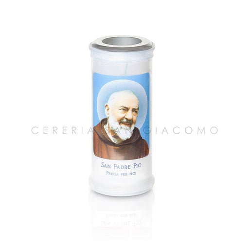 Cero Votivo Art. 40 San Padre Pio scatola da 30 pezzi - Ecclesiis